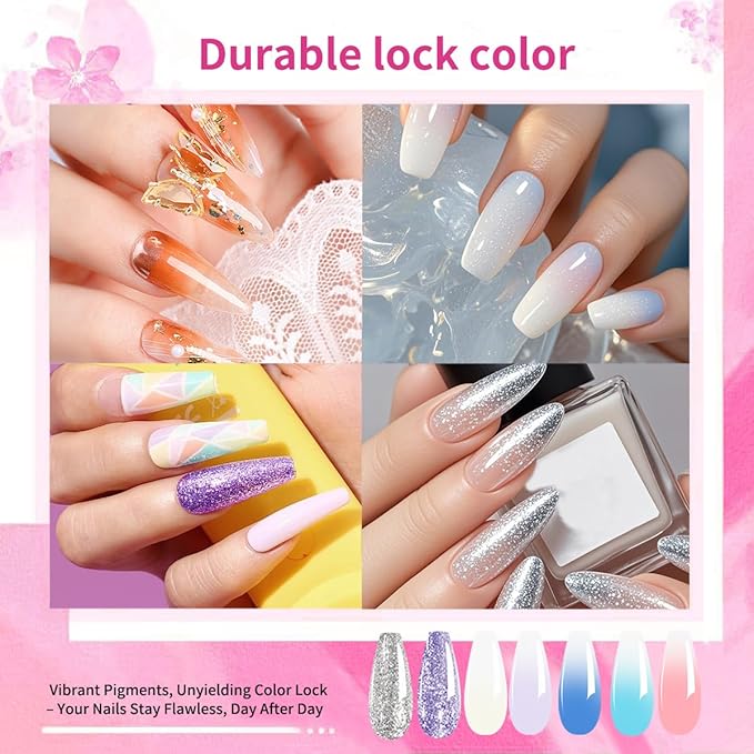 78 Colors Ombre Gel Polish Set Sponge Pat Paint Nail Gel for Gradient Color Floral Designs and Artistic Painting PatGel Polish for Professional Nail Art Creative DIY