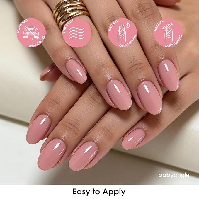 Pink Nail Polish, 14 ML Quick Dry Nail Polish for Nail Art DIY Manicure at Home, Chip Resistant Nail Lacquer for Nail Art Varnish, Long Lasting, BOG107
