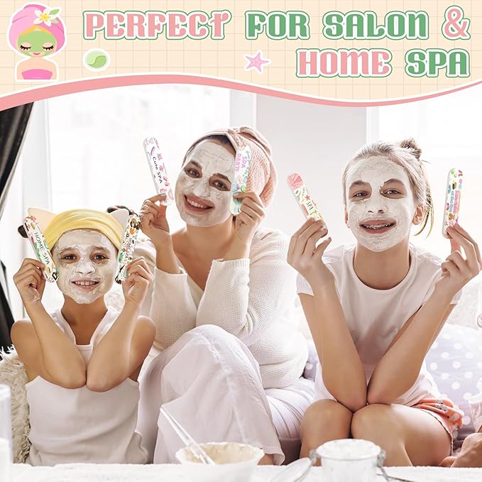 50 Pcs Spa Party Favors Bulk for Woman Sleepover Party Supplies Spa Birthday Parties Favors Mini Emery Board Nail Files Slumber Gifts for Home Slumber Supplies