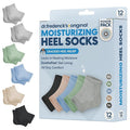 Dr. Frederick's Original Moisturizing Heel Socks for Dry Cracked Heels Treatment - 6 Pairs - Infused with Naturally Nourishing Oils and Butters - Valentines Day Gifts for Her & Him - Power Pack