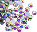 ECYC 1440 Pcs 2mm Flatback Crystal Rhinestones, Silver Nail Art Decoration Rhinestones Glitter Glass Gems Stones for DIY Crafts Nails Clothes Shoes Bags Decoration,Rainbow