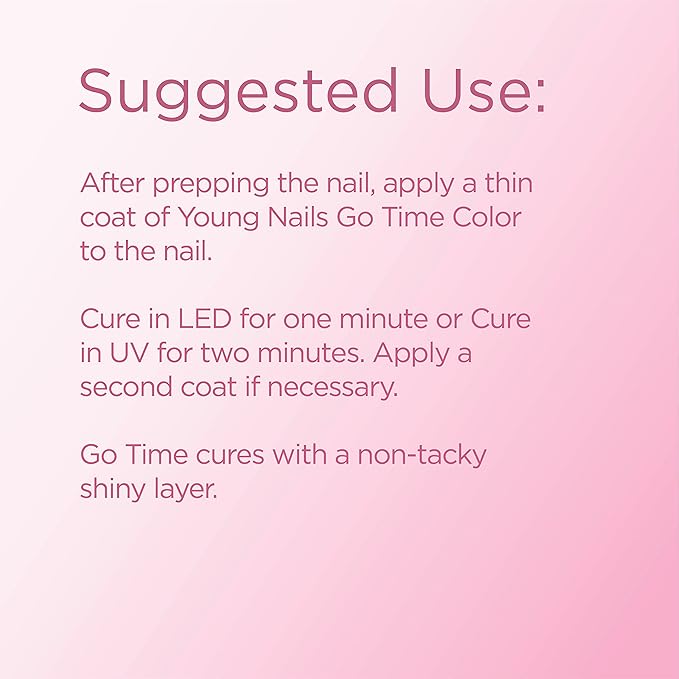 Young Nails Go Time Gel Polish, Heaven Help Me, 0.34 Ounce
