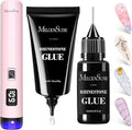 MelodySusie Handheld UV Light for Gel Nails and Nail Rhinestone Glue, ART01R Cordless Gel X Nail Lamp Rechargeable with LCD Display Flash Cure Nail Dryer for Nail Art Design Decoration DIY at Home