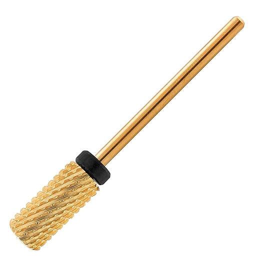 MIRACLE 3/32" Nail Drill Bits Crystal Top Large Barrel Head for Electric Drill Machines ｜ (Extra Coarse)