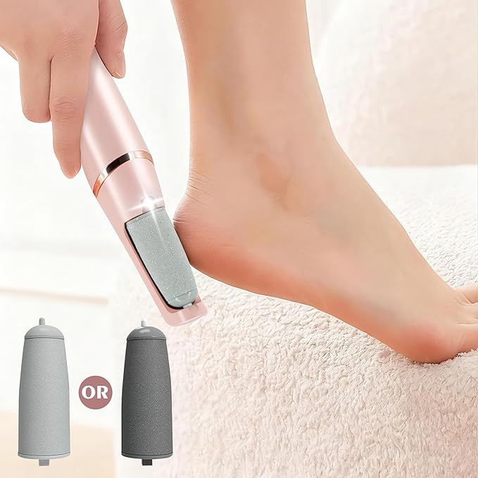 Glowelle Pedicures Replacement Heads for Flaweless Pedi Electric Foot File Replacements Bits, Electric Callus Remover Grinders Replacement Roller Heads (Fit Most Similar Model)