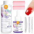 SAVILAND Nail Polish Remover Kit: Gel Polish Remover Effective Removal Gel Polish Remover for Nails with Cuticle Oil 10 Pcs Nail Clips for Gel Removal Expert Level Home Salon Use 8.45 FL Oz