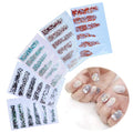 7200 Pieces(6 Grid)5 Pack of Nail Art Rhinestone Decoration Style3