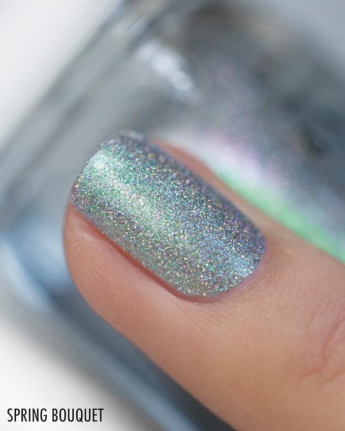 ILNP Spring Bouquet - Green to Pink to Purple Color Kissed Ultra Holo Nail Polish