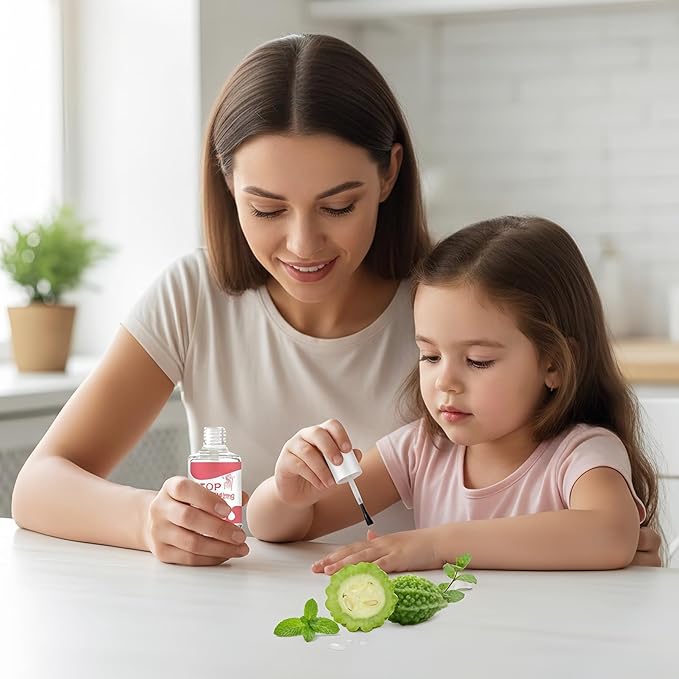 Bitter Nail Polish for Adults & Kids, Stop Thumb Sucking & Nail Biting Habit, Anti Nail Polish Solution, Nail Care Deterrent Formula 15ml / 0.5 fl oz