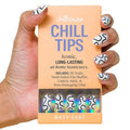 Chillhouse - Chill Tips, Press on Nails Kit - Wavy Baby (Oval) - 30 Nail Shapes & Sizes - Up to 2 Weeks of Wear - Customizable Fit - Reusable - Latina Founded & Women Owned - Beauty & Self Care