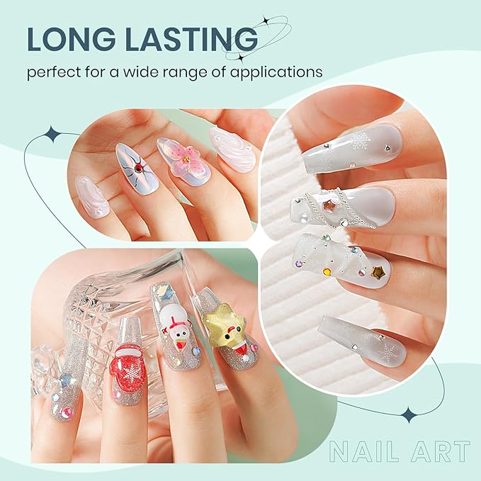 3 Colors Solid Builder Gel for Nails Extension Non Stick Hand Hard Gel with Dual Form 3D Nail Sculpture Gels Nail Strengthen for Home DIY Nails Salon
