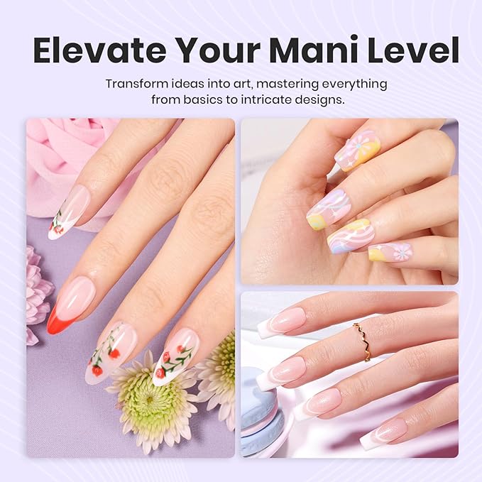 Beetles Nail Art Brushes, 1pcs Liner Brush Size 15mm Painting Art Design Manicure Pen Detachable Handle and Protect Cap Professional Nail Tools for Lines, Details, Fine Drawing