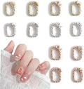 60 PCS Ocean Frame Nail Charm, 3D Retro Starfish Sea Abalone Shell Nail Charms Summer Metal Nail Charms Accessories Punk Nail Art Supplies for Manicure Nail Art Craft DIY Nail Decorations