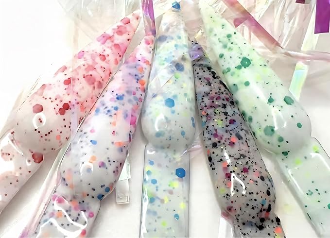 Vanzeig's Tutti-Frutti UV Base GEL Nail Polish 5 Color Set w/Nail Tools