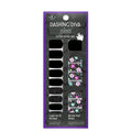 Dashing Diva Gloss Nail Strips - Bone To Pick - UV Free, Chip Resistant, Long Lasting Gel Nail Stickers - 3-Piece Manicure Set - Contains 32 Wraps, 1 Prep Pad, 1 File