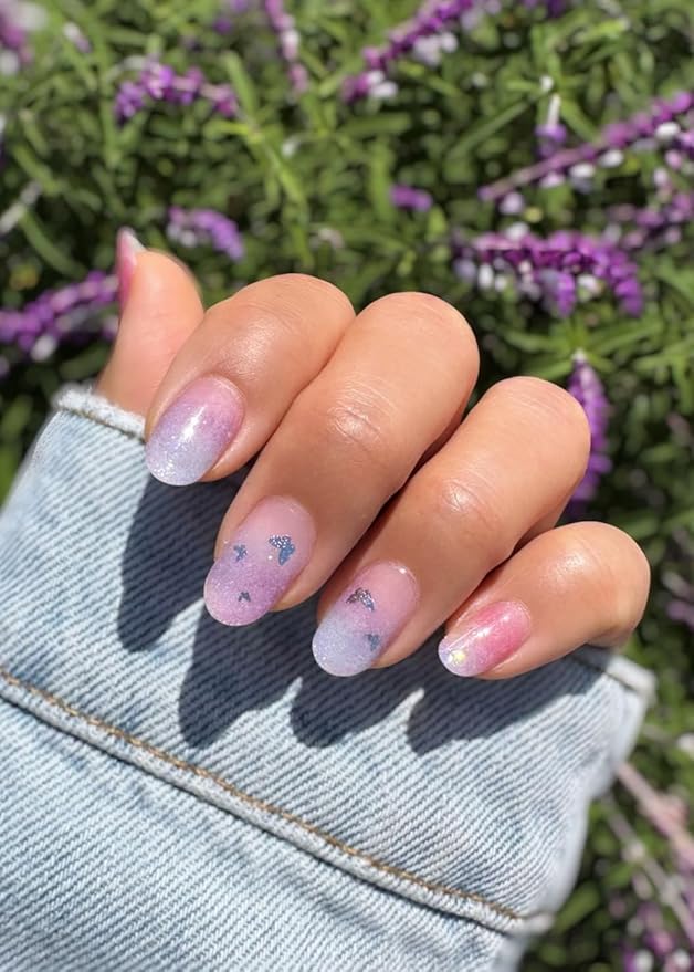 Semi Cured Gel Nail Strips (Secret Garden)