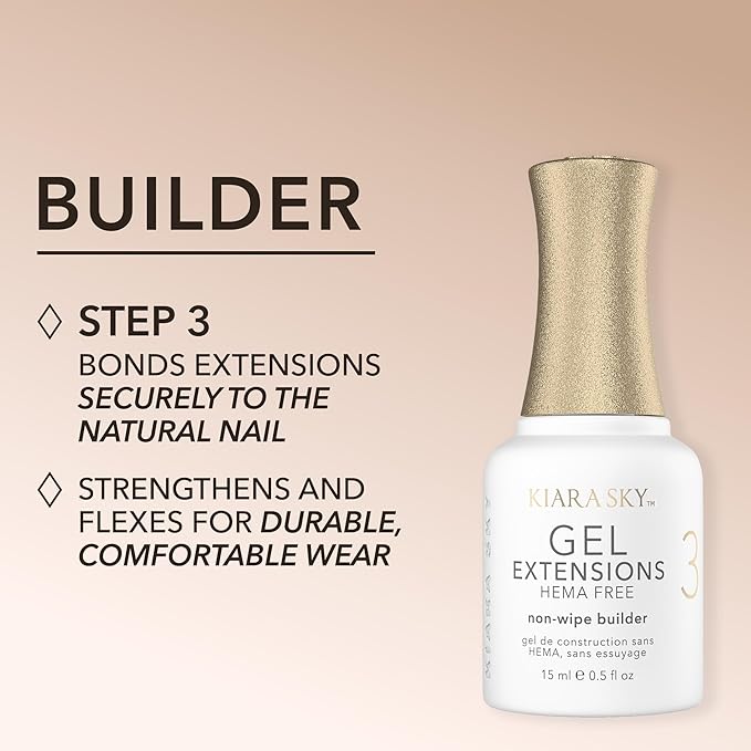 KIARA SKY Gel Extension Essentials Hema-Free Step #3 Builder 0.5 oz