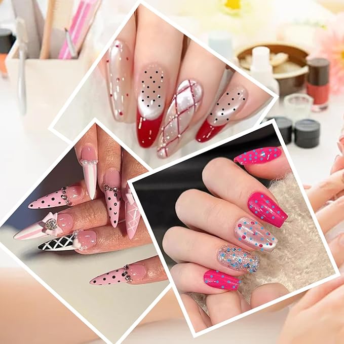 200Pcs Soft Nail Sponges for Ombre,with 2Pcs Grabbing Pen,7-pin Stripe Lines Nail Art Pens,Nail Stand for Display Practice,Acrylic Palette Ombre Nail Tools for Nails Gel Home DIY Salon