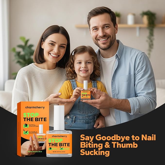 Nail Biting Treatment (0.67 Fl Oz), Nail Biting Prevention, Thumb Sucking Deterrent, Stop Biting Nails Deterrent, Bitter No Bite Nail Polish for Kids & Adults,Thumb Guard