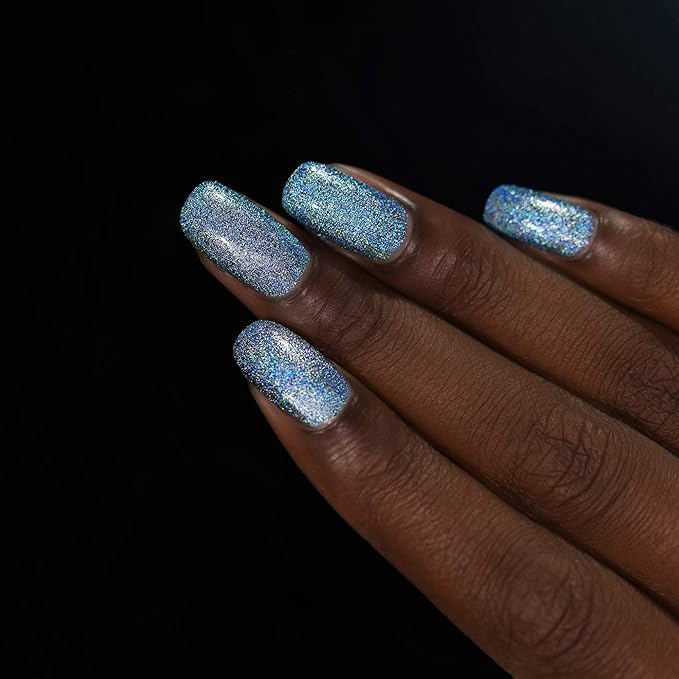 ILNP Cold As Ice - Icy Blue Holographic Nail Polish