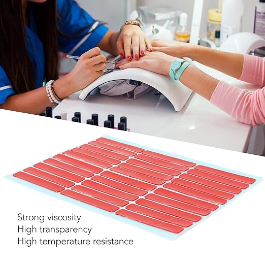 10 Sheet Nail Art Tape Nail Mounting Tape Salon Double Sided Adhesive Tape Accessory for Nail Tip Color Display for Salon(300pcs)