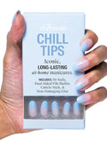 Chillhouse Chill Tips Signatures Press On Nails Kit, Sugar Rush - 30 Nail Shapes & Sizes, Dual-Sided Buffer & File, Cuticle Stick & Glue - Long-Lasting Nail Art Manicures