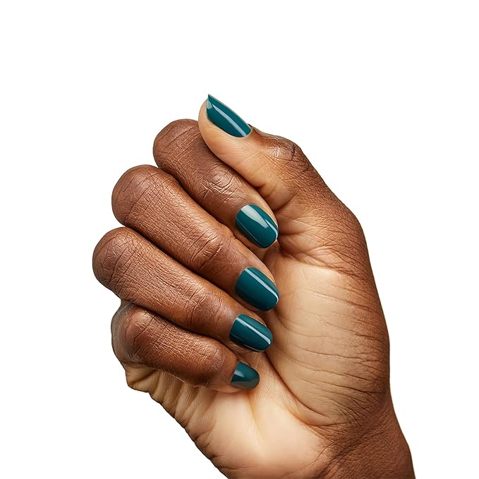 Nailtopia Bio-Sourced Chip Free Nail Lacquer - Seas The Day - Vegan, Cruelty Free Deep Teal Nail Polish - Strengthens and Hardens Nails with Natural Superfood Ingredients and Vitamins - 0.41 Oz