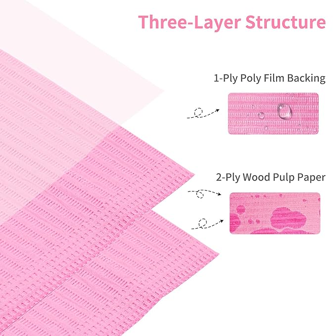 80pcs Disposable Nail Mats Foldable Nail Paper Towels for Table Acrylic Nail Practice Sheet, 3 Ply Waterproof Clean Nail Table Practice Mat for Salon Manicure Tattoo,Nail Art Accessories13 x18 (Pink)