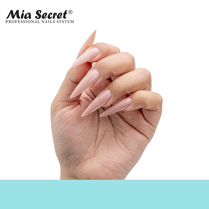 Pink Soft Gel Stiletto Nail Tips by Mia Secret Store