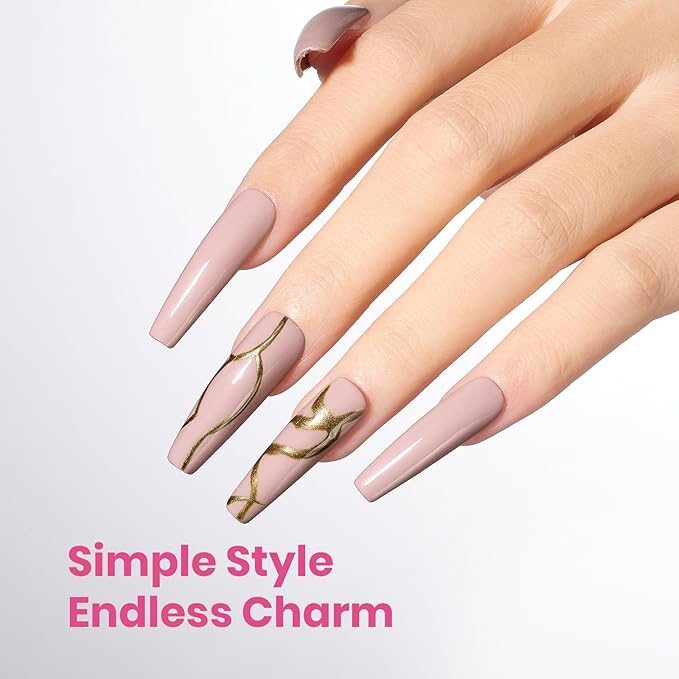 Beetles Nude Pink Gel Polish - Chestnu Serenade 15ML/0.51Fl Oz, Hema Free Pink Nude Gel Polish, Same Color Same Bottle, Soak Off UV LED Lamp Spring Summer Nails Art, Manicure Salon DIY French Nails