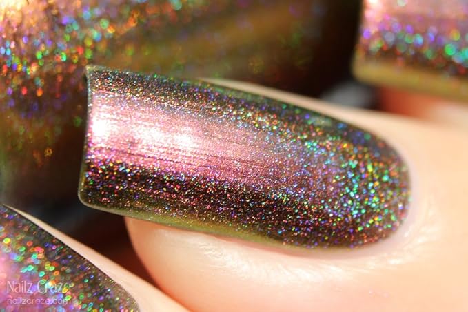 ILNP Nostalgia (H) - Gold, Green, Red, Bronze, Copper Holographic Ultra Chrome Color Shifting Nail Polish
