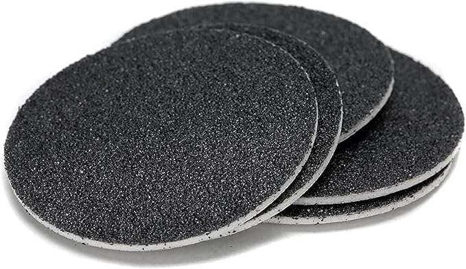 60PCS Replaceable Sandpaper Discs 120 Grit Sandpaper Refill Pad Disks for Electric Foot File Callus Remover (120 Grit)