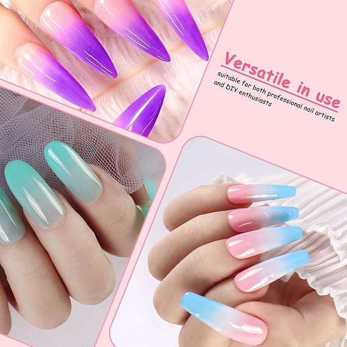 100pcs White Cube Nail Sponges for Ombre, 2pcs Gold and Silver Metal Clip Pens for Grabbing Nail Art Sponge Ombre Nail Brush for Nail Art