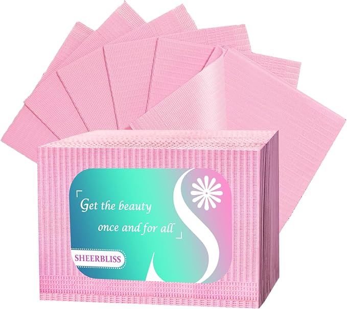 Disposable Nail Mats 50pcs Nail Paper Sheets for Nail Tech 4 Ply Foldable Waterproof Nail Mat Nail Art Accessories for Salon Manicure Tattoo 13" x 18"