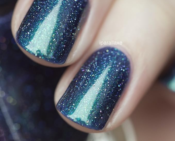ILNP Interstellar - Navy, Teal, Purple Holographic Nail Polish