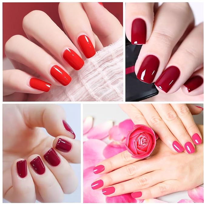 DANNEASY 16 Sheets Nail Polish Stickers Full Nail Wraps for Women Gradient Color&Glitter Fingernails Wrap Self Adhesive Nail Polish Strips Gel Nail Strips Manicure with File, Cuticle Stick