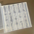 Ballet Charm Nail Mold Silicone 3D Wings Ribbon Corset Ballerina Shoes Design Tray for Resin Gel Manicure Craft