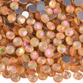 Blinginbox Rhinestones for Crafting,Flatback Rhinestones Glass Gems Stones Round Gemstones Non-Hotfix Crystal for Crafts Nail Decoration,Sunshine Crystal(6.4-6.6mm) SS30/288pcs