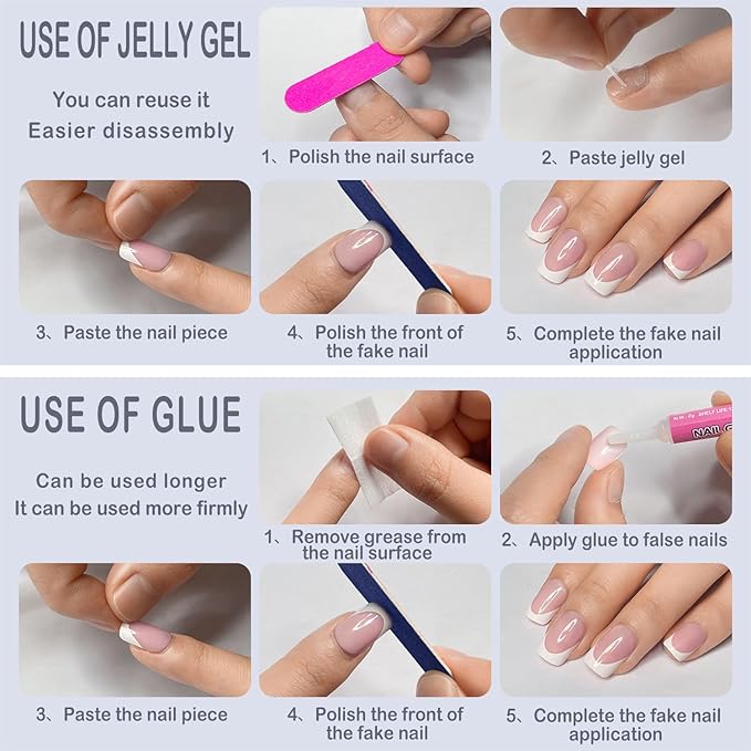 Yivaiks 24 PCS White Coffin Press on Nails Long Nails,Rhinestone Crystal Fake Nails with Nail Glue on Nails for Women,Ballerina Acrylic Nails Glossy False Nails