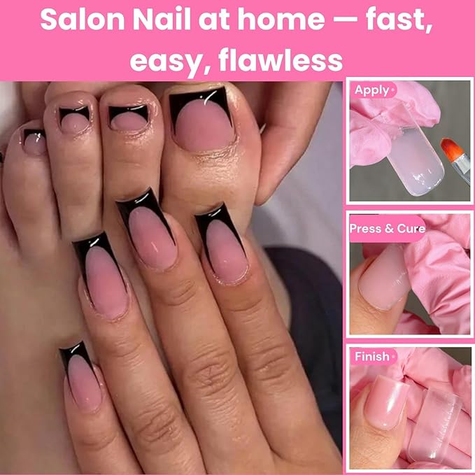 Straight Flat Polygel Nail Forms for Finger and Toes,GlimightyX Pre-etched No File Dual Forms Molds for Large Wider Normal Petite Finger &Toe Nail Beds,16 Sizes 000 to 13