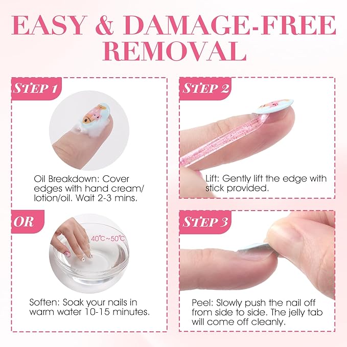 1440pcs Strong Hold Adhesive Nail Tabs for Press On Nails –60 Sheets 1440pcs 12 Sizes, 0.3mm Ultra Thin Waterproof Breathable Nail Glue Stickers, Daily Wear and Gentle Removal
