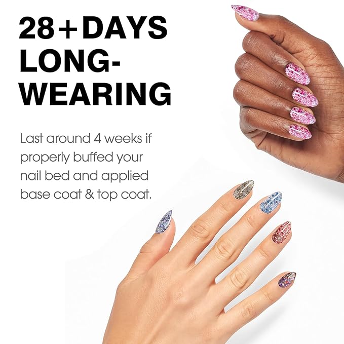 CANNI Gel Polish Glitter Gel Nail Polish Set, 8 Colors Shiny Blue Red Brown Glitter Gel Polish U V LED Soak Off Manicure Glitz Flash Series Kit Gift for Women Girls