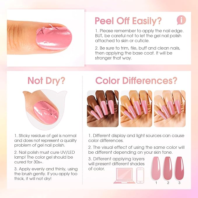 ROSALIND 30pcs Jelly Gel Polish Set, 26 Colors Translucent Nude Pink Neon Gel Nail Polish Set with Sheer Matte Glossy Glitter Effects for Nails with Base Gel Top Coat Salon DIY Home