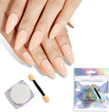 MelodySusie Gold Chrome Nail Powder for Gel Nails,Pearl Powder Mirror Effect Pigment Pearlescent Mermaid Pigment Pearl Glitter for Home DIY Salon Use
