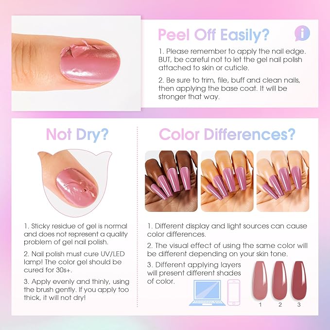 ROSALIND 30PCS Gel Nail Polish Set with Base Glossy Matte and Glitter Top Coat Gel Polish, Wite Blue Green Gel Nail Set Soak Off Gel Polish Set