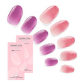 Dashing Diva Glaze Nail Strip Duo - Popstar Purples Collection - Lucky You & Berry Contrary - Long Lasting, Chip Resistant, Semi-Cured Gel Nail Strips - Contains 2 Colors