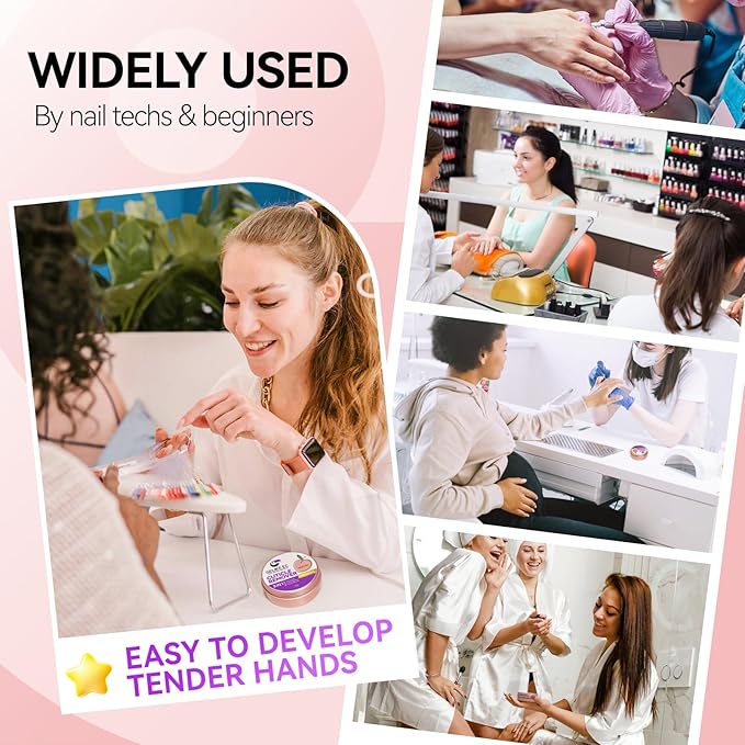 gelike ec Cuticle Cream for Dry Damaged Cuticles: Organic Moisturizer Nail Care Balm Cuticle Remover for Rough Hands Cracked Rigid Foot - Professional Nail Repair for Salon Home - Peach Scent