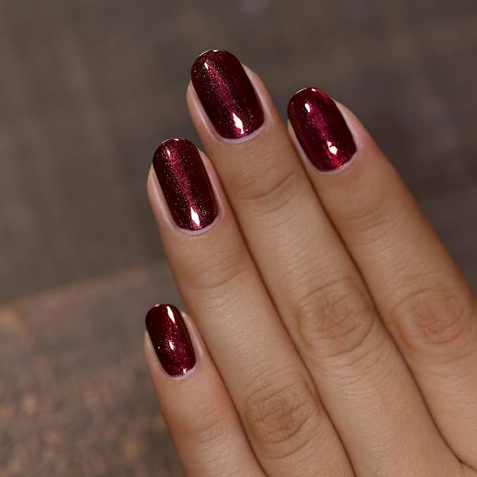 ILNP Dear Santa - Deep Burgundy Duochrome Nail Polish