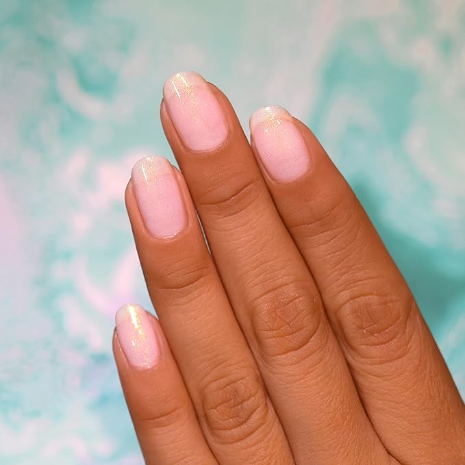 ILNP Pina Colada - Sheer White Holographic Jelly Nail Polish