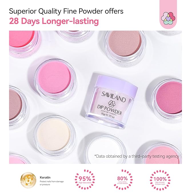 SAVILAND Dip Powder Nail Kit with Drill: 20 Winter Color Pink Nude Grey Dip Nails Powder Starter Kit with Essentials Liquid Set Dip Base Top Activator Brush Saver French Nail Art Women Christmas Gift